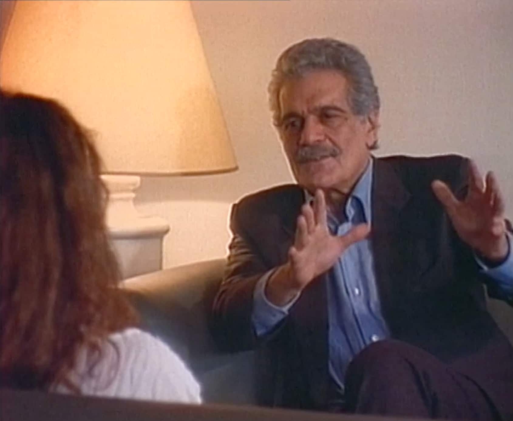 Holding Court with Omar Sharif in Paris
